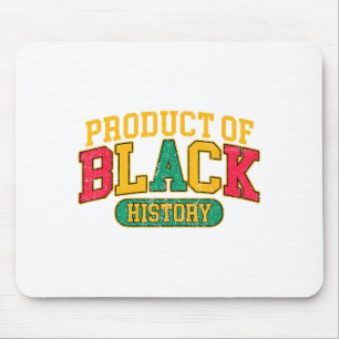 Produkt der schwarzen Geschichte afroamerikanische Mousepad