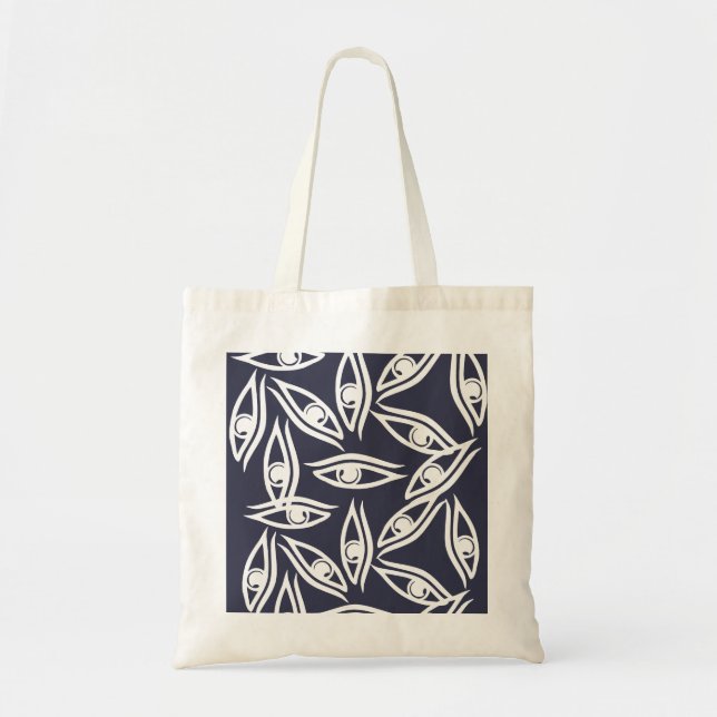 Produkt "Funky Eye Muster" Tragetasche (Vorne)