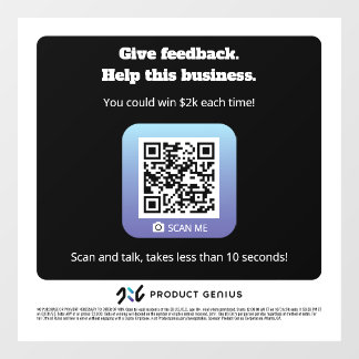 Produkt-Genius-Fensterrahmen - 101524 Version Fensteraufkleber