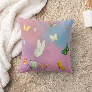 Produkt Merchandising: Pastel-Schmetterlingskissen Kissen
