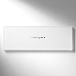 Produkt Titel Namenschild