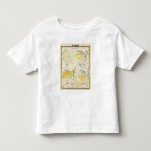 Produkte angehoben im Verhältnis zu Bevölkerung Kleinkind T-shirt