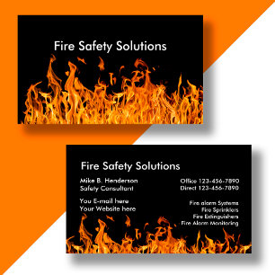 Produkte für Brandschutz Visitenkarte