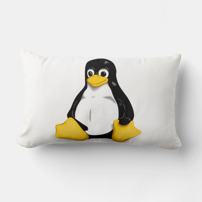 Produkte Linuxs Tux Lendenkissen (Vorderseite)