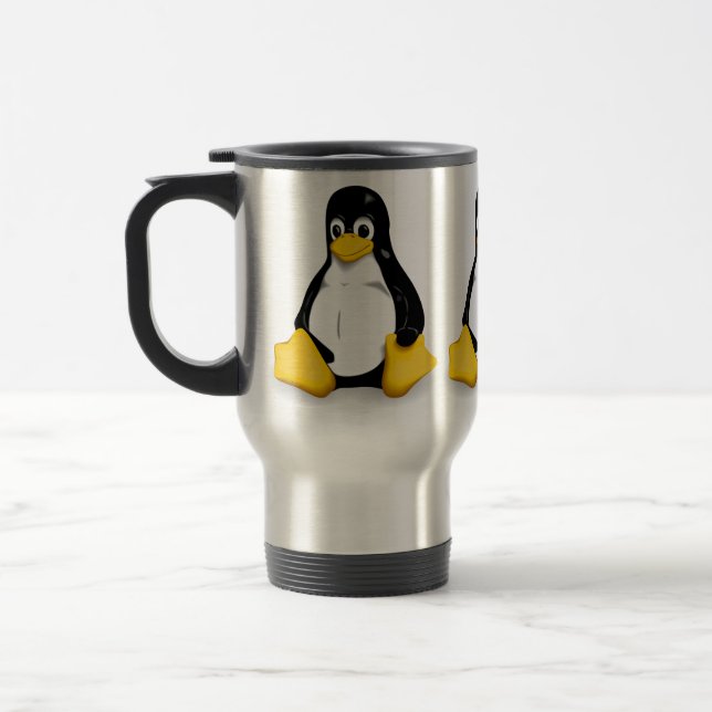 Produkte Linuxs Tux Reisebecher (Links)