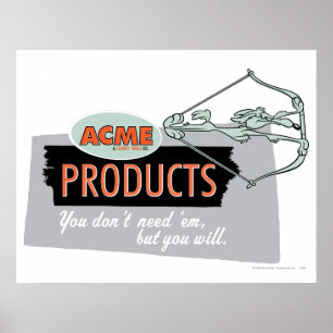 Produkte von Wile E Coyote Acme 9 Poster