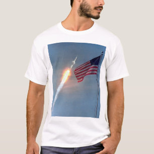 Produkteinführung Apollo 11, mit Flagge, die NASA T-Shirt