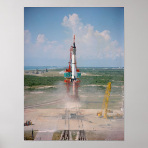 Produkteinführung der Fotografie der Freiheits-7 Poster
