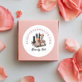 Produktekleber für das Markenzeichen Makeup Artist Runder Aufkleber