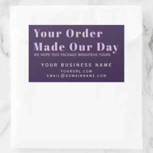 Produktetikett, Packung für Unternehmenskäufe, Re Rechteckiger Aufkleber