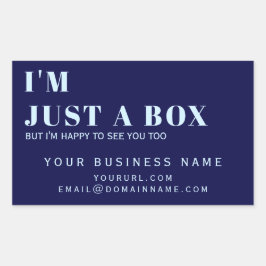 Produktetikett, Verpackung von Box-Paketen für den Rechteckiger Aufkleber