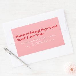 Produktetikett, Verpackung von Geschäften, Rechteckiger Aufkleber