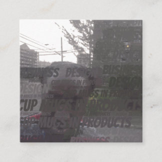 Produktgestaltung Quadratische Visitenkarte