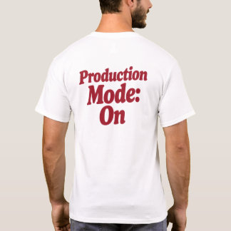 Produktionsmodus: Ein T-Shirt