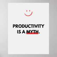 Produktivität ist ein Mythos. Anti-Motivation