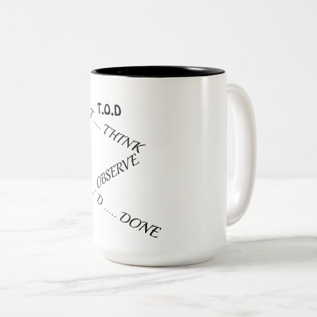 Produktivitäts-Motivation - Tasse (VorderseiteRechts)