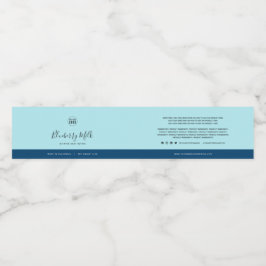 Produktkennzeichnung für benutzerdefinierte Farben Wasserflaschenetikett