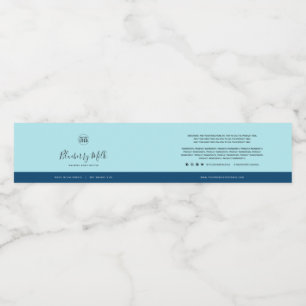 Produktkennzeichnung für benutzerdefinierte Farben Wasserflaschenetikett