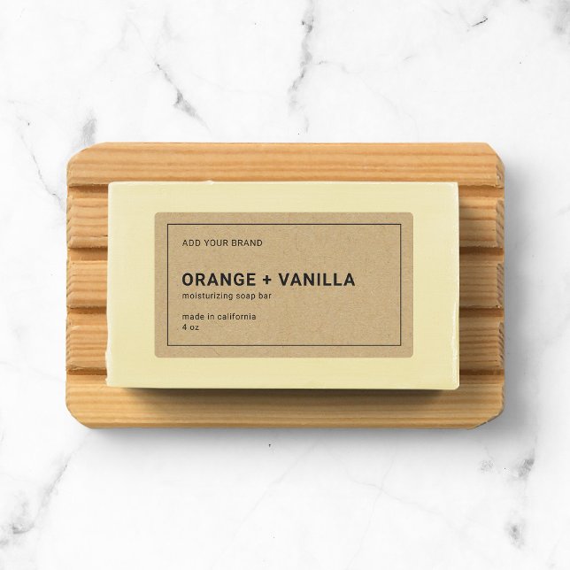 Produktkennzeichnung für dünne graue Border Kraft  Etiketten (Von Creator hochgeladen)