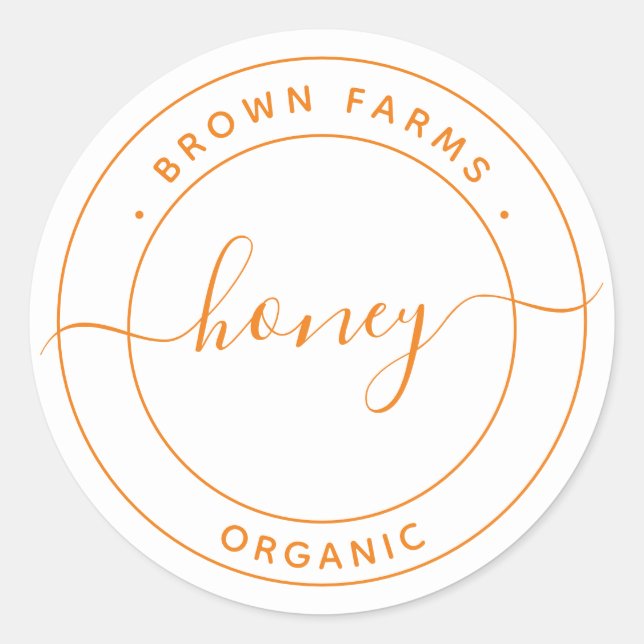 Produktkennzeichnung Runder Aufkleber (Vorderseite)