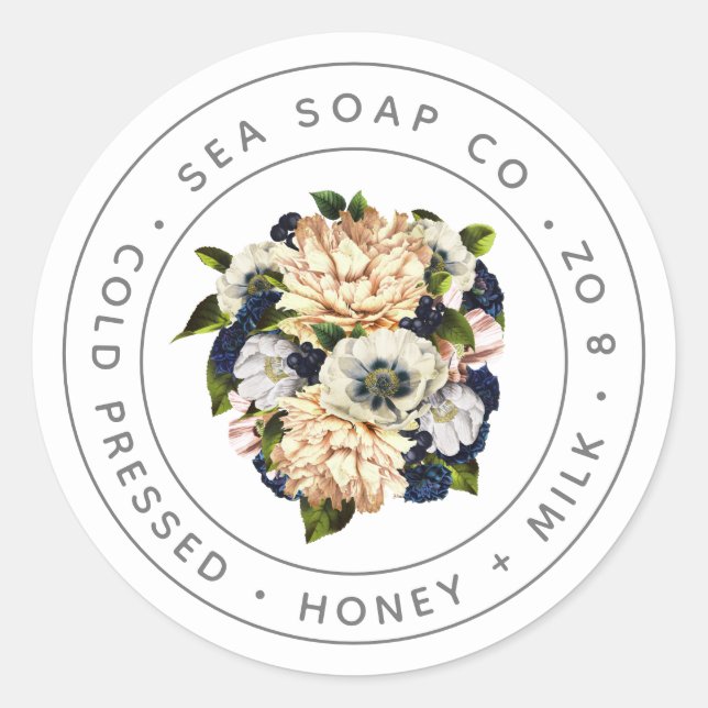 Produktkennzeichnung Runder Aufkleber (Vorderseite)