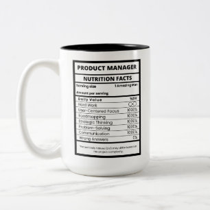 Produktmanager Cool Teamleiter Zweifarbige Tasse
