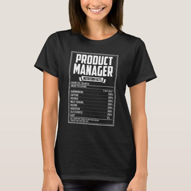 Produktmanager Nährwertdaten T-Shirt (Vorderseite)