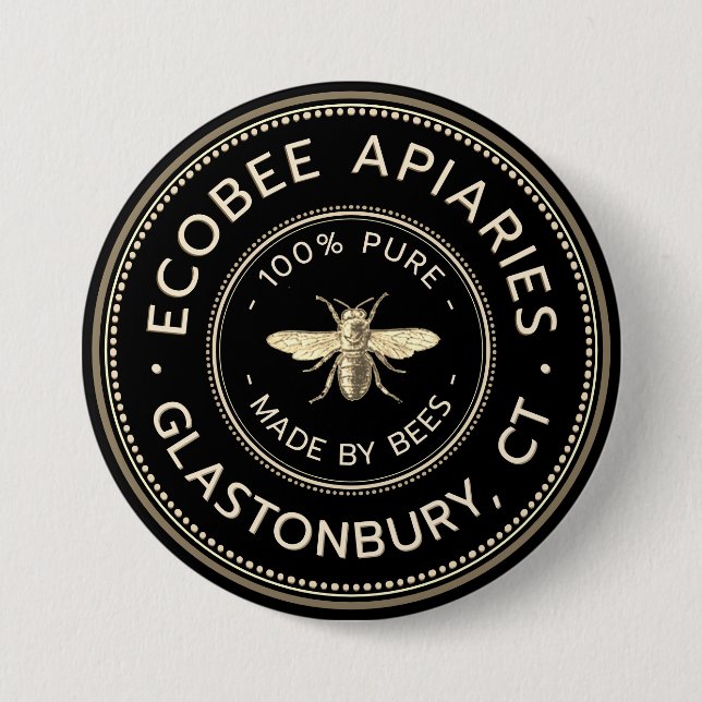 Produktschaltfläche für Imker Button (Vorderseite)