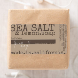 Produktverpackung für Seife Stilvolle Vorlage für 