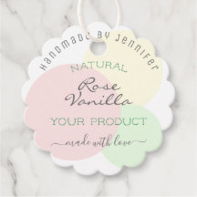 Produktverpackung moderner Vorlagenpastellfarben