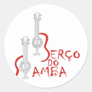 Produtos Berço do Samba Runder Aufkleber