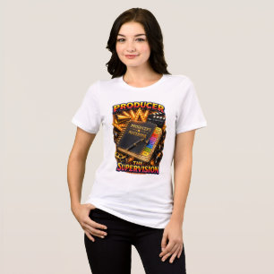 Produzent - Die Aufsicht Damen Tri-Blend Shirt