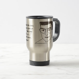 Prof Mattias Desmet Travel Mug von RoseWrites  Reisebecher