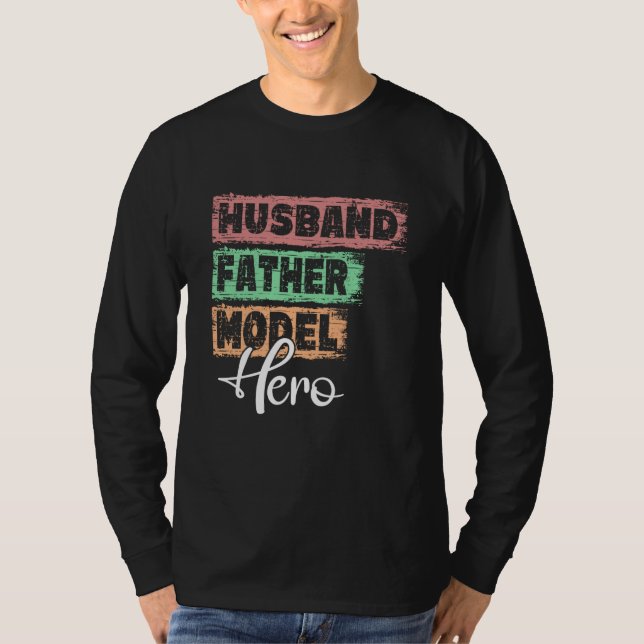 Profession dad hero father Model  1 T-Shirt (Vorderseite)