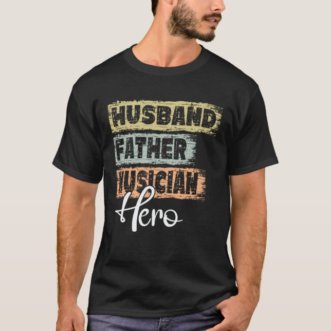Profession dad hero father Musician  1 T-Shirt (Vorderseite)