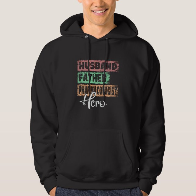 Profession dad hero father Pharmacologist  1 Hoodie (Vorderseite)