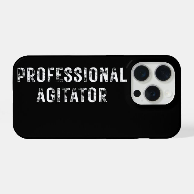 PROFESSIONAL AGITATOR  iPhone HÜLLE (Rückseite (Horizontal))