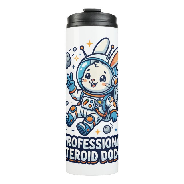 Professional Asteroid Dodger Bunny Thermosbecher (Vorderseite)
