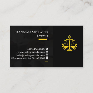Professional Attorney Business Card | Lawyer  Visitenkarte
