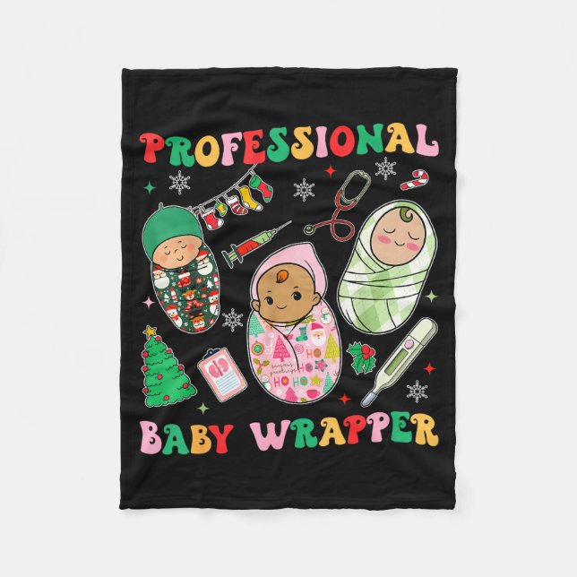 Professional Baby Wrappers Nicu Mother Baby Nurse  Fleecedecke (Vorderseite)
