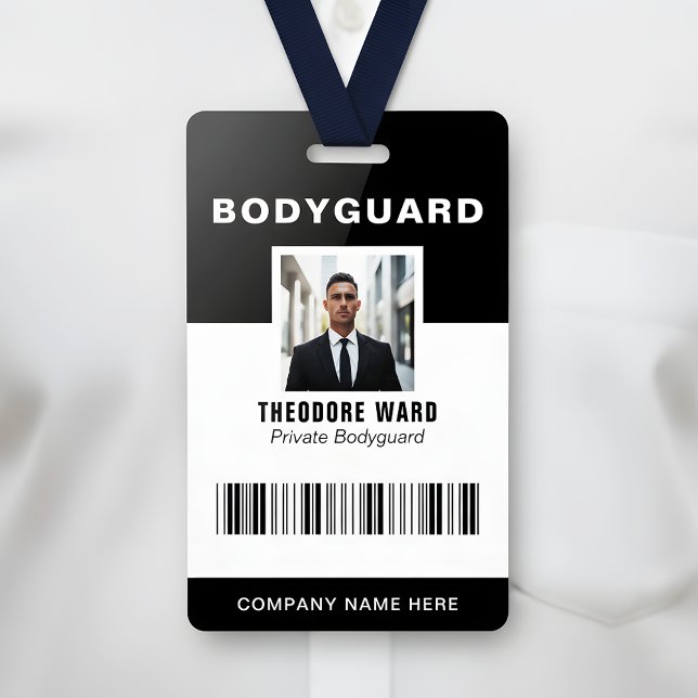 Professional Bodyguard ID Private Security Badge Ausweis (Von Creator hochgeladen)