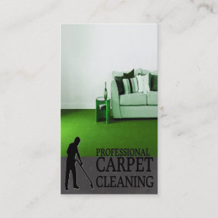 Professional Carpet Cleaning Service Geschäft Car Visitenkarte