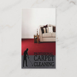 Professional Carpet Cleaning Service Geschäft Card Visitenkarte