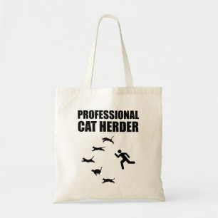 Professional Cat Herder Funny Herding Cats Tragetasche