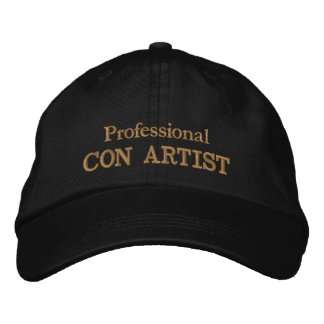 Professional CON ARTIST embroidered trucker hat Bestickte Baseballkappe