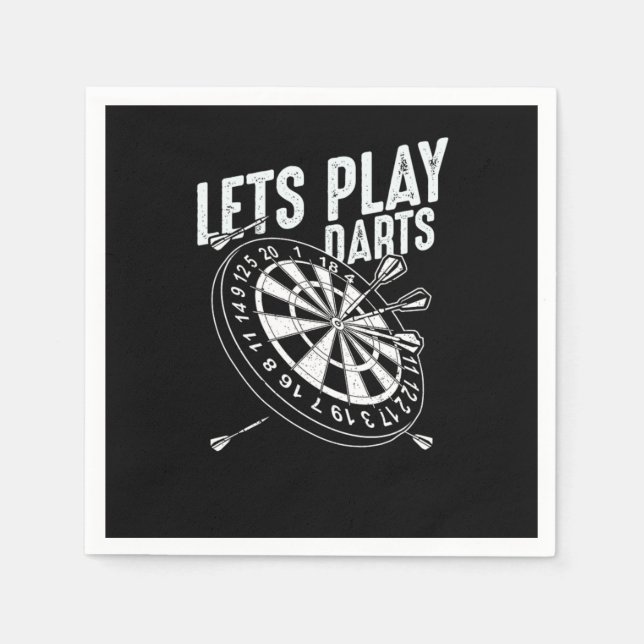 Professional Dart Thrower Darts Throwing Pub Game Serviette (Vorderseite)