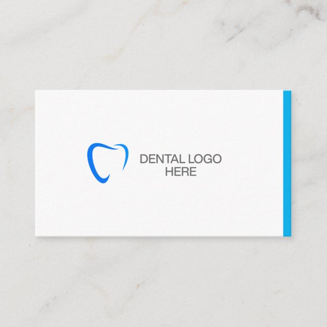 Professional Dentist Business Presentation Card Visitenkarte (Vorderseite)