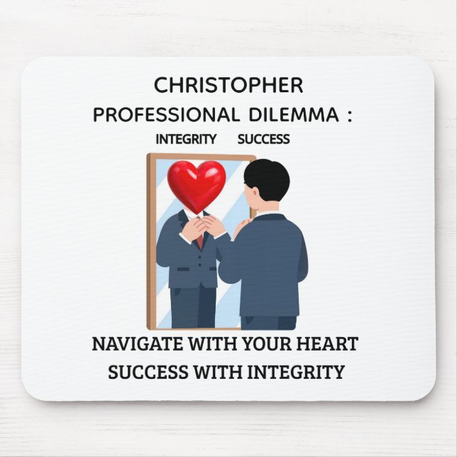 Professional Dilemma Personalized Office Mousepad  (Vorne)