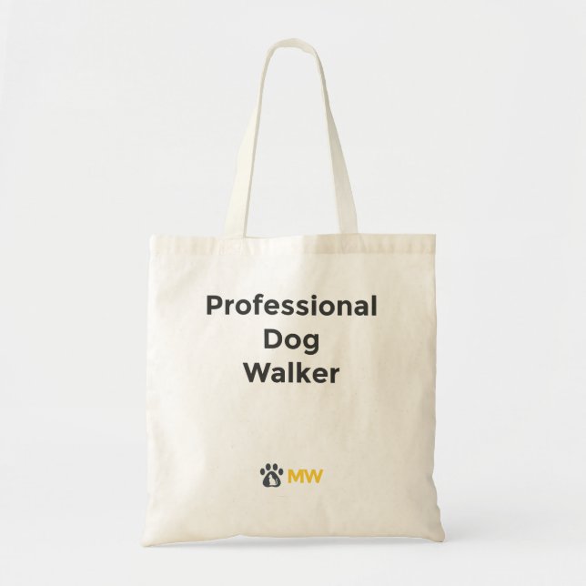 Professional Dog Walker Tote Bag | Funny Dog Walke Tragetasche (Vorne)