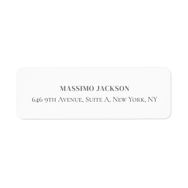 Professional elegant modern minimalist add name (Vorne)